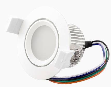 100204 - LED Spot RGBW PWM bílá Gen. 1